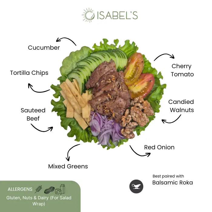 Balsamic Beef Crunch Salad