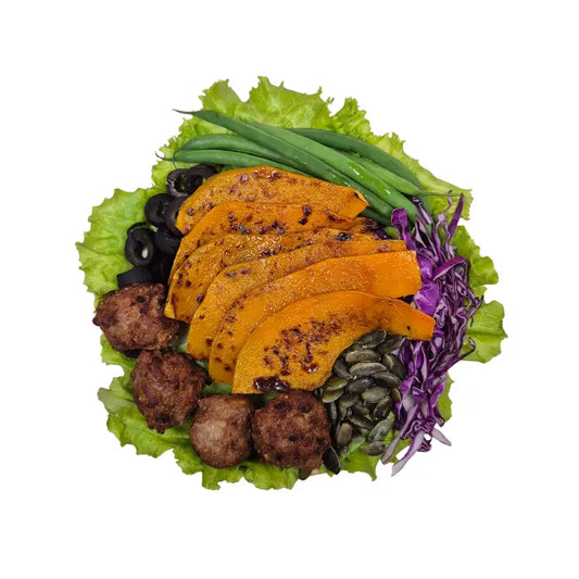 Sausage and Pumpkin Salad