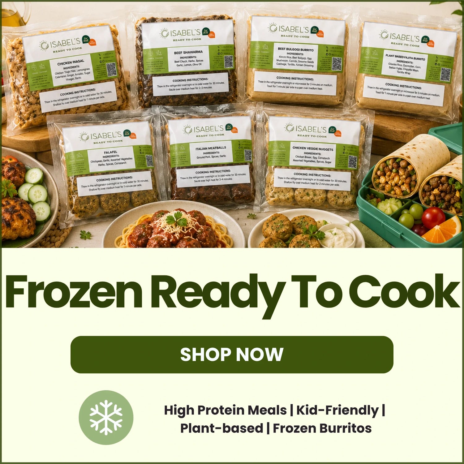 Frozen Ready To Cook