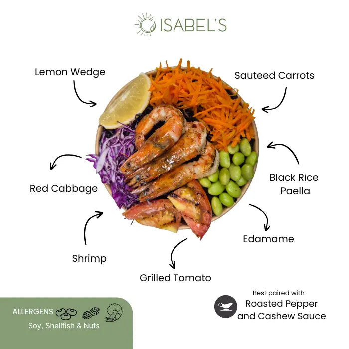 Black Rice Seafood Paella Bowl