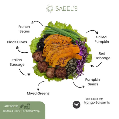 Sausage and Pumpkin Salad