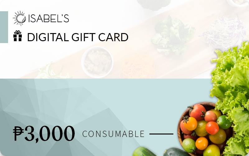 Isabel's Digital ₱3,000 Gift Card